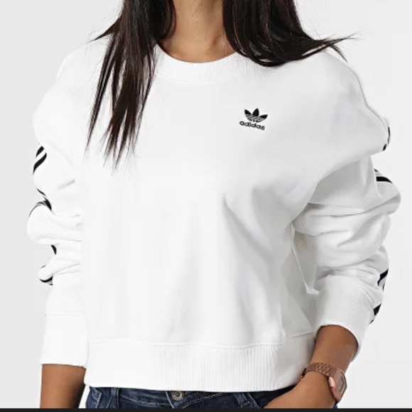 adidas Tops - Adidas Women's Classic White Sweatshirt